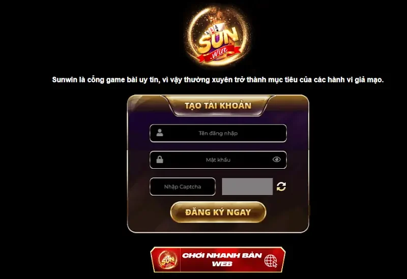 Hướng dẫn các bước đăng ký và đăng nhập tài khoản tại Sunwin