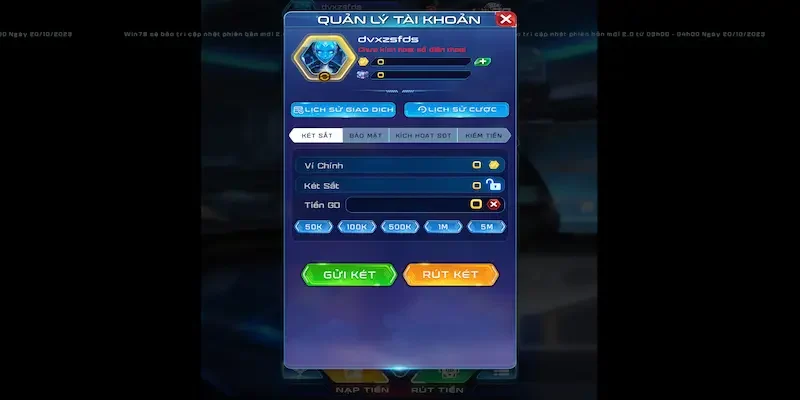 Nạp rút chỉ trong vài phút nên có độ uy tín cực cao