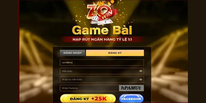 Cách đăng ký tài khoản Zowin